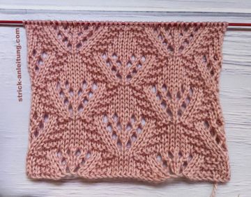 Ajourmuster stricken