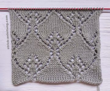 Ajourmuster stricken