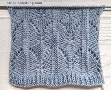 Ajourmuster stricken