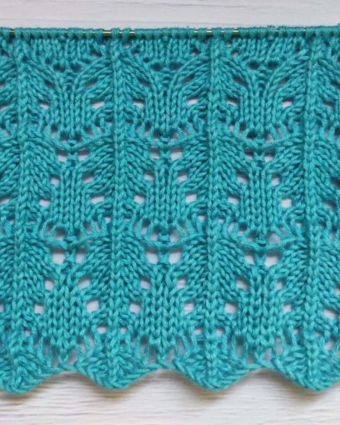Ajourmuster stricken