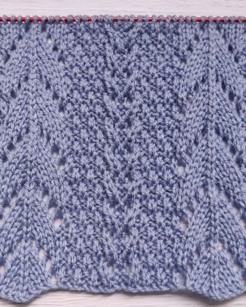 Ajourmuster stricken