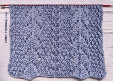 Ajourmuster stricken