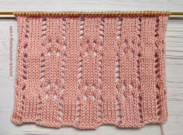 Ajourmuster stricken