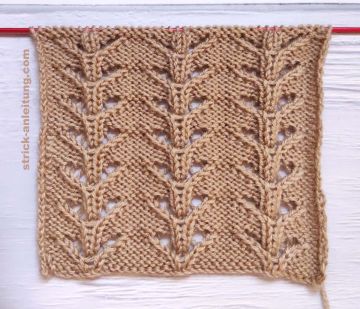 Ajourmuster stricken