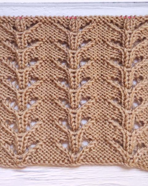 Ajourmuster stricken