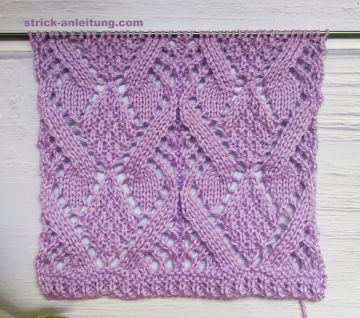 Ajourmuster stricken