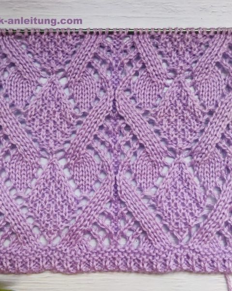Ajourmuster stricken