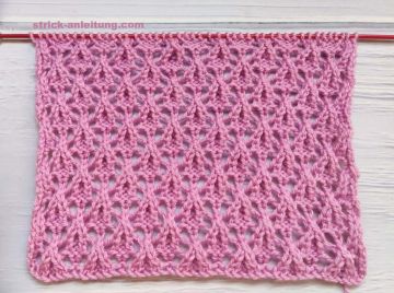 Ajourmuster stricken