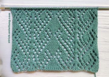 Ajourmuster stricken