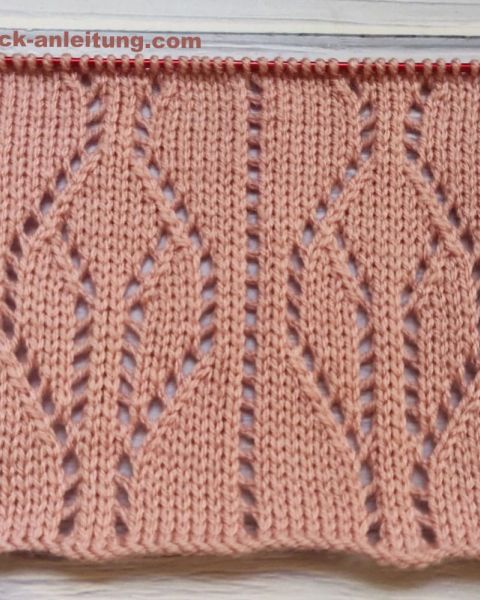 Ajourmuster stricken