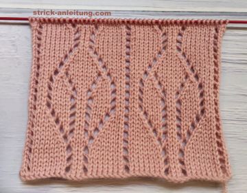 Ajourmuster stricken