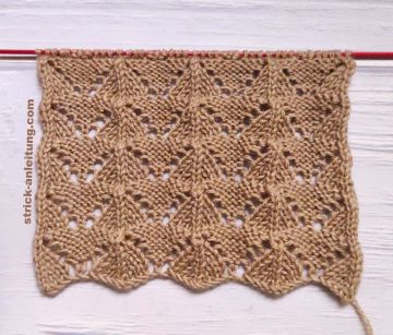 Ajourmuster stricken