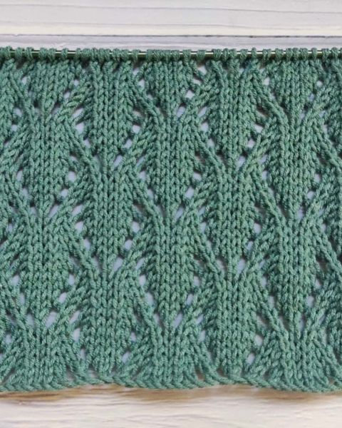 Ajourmuster stricken