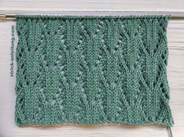 Ajourmuster stricken