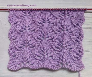 Ajourmuster stricken