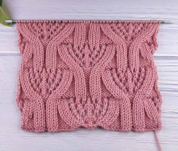 Ajourmuster stricken