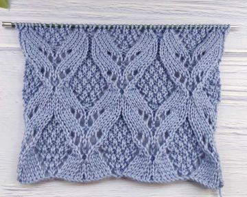 Ajourmuster stricken