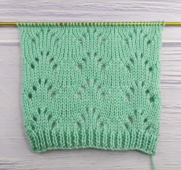 Ajourmuster stricken