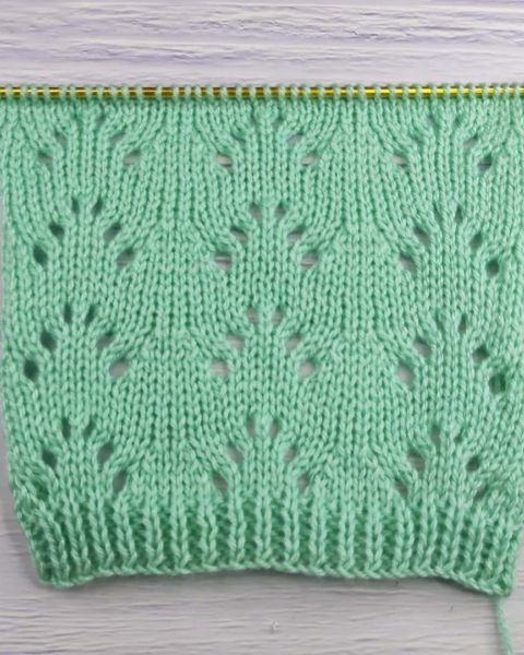 Ajourmuster stricken