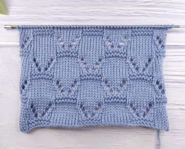 Ajourmuster stricken