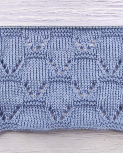 Ajourmuster stricken