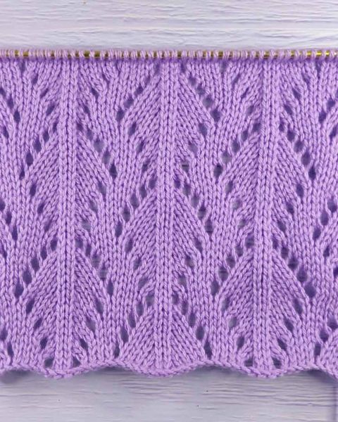 Ajourmuster stricken