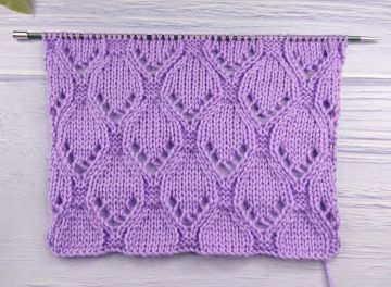 Ajourmuster stricken