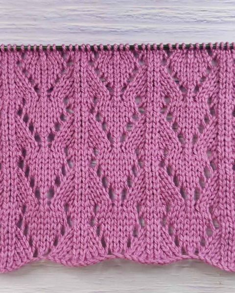 Ajourmuster stricken