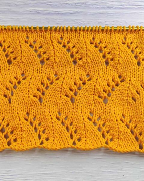 Ajourmuster stricken
