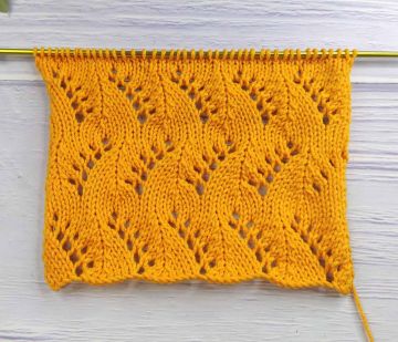 Ajourmuster stricken