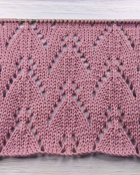 Ajourmuster stricken