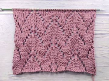 Ajourmuster stricken