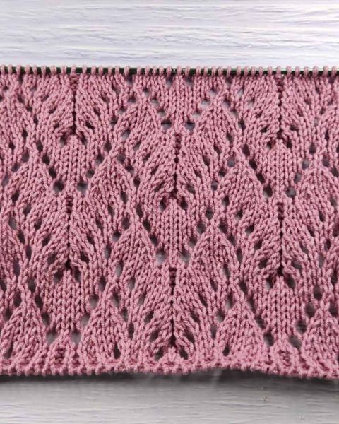 Ajourmuster stricken