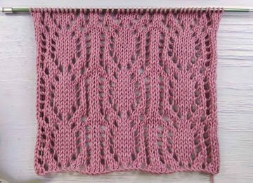 Ajourmuster stricken
