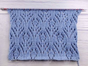 Ajourmuster stricken