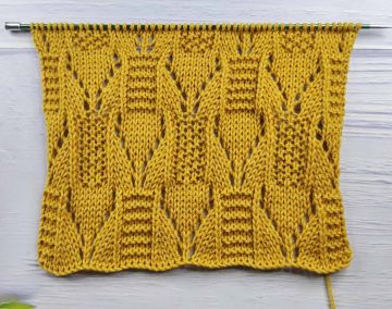 Ajourmuster stricken