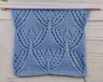 Ajourmuster stricken