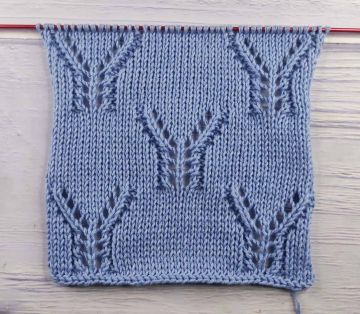 Ajourmuster stricken