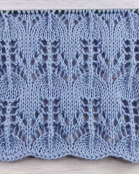 Ajourmuster stricken