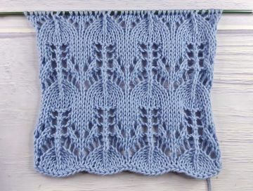 Ajourmuster stricken