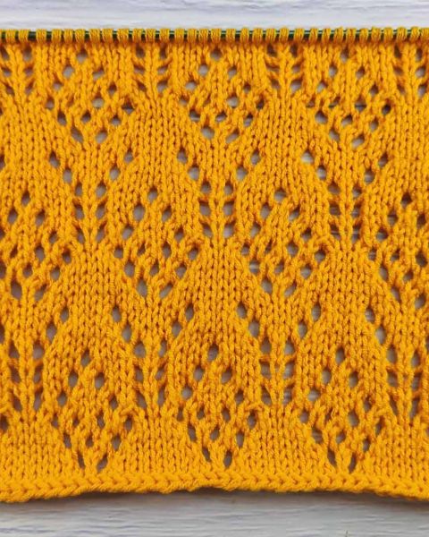 Ajourmuster stricken