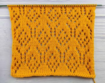Ajourmuster stricken