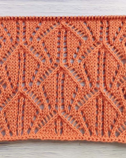 Ajourmuster stricken
