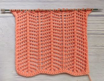 Ajourmuster stricken