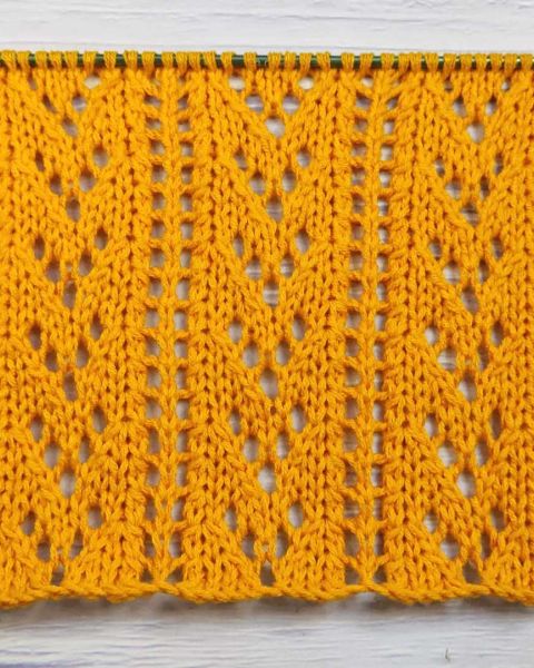 Ajourmuster stricken