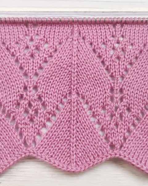 Ajourmuster stricken