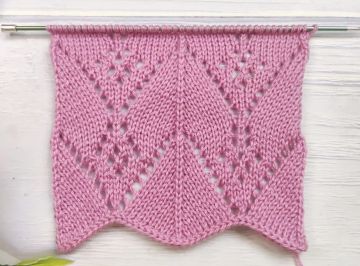 Ajourmuster stricken