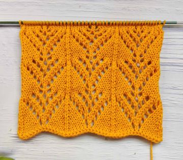 Ajourmuster stricken