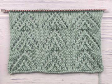 Ajourmuster stricken