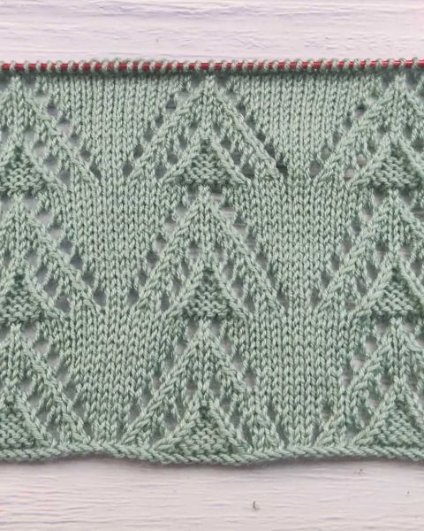 Ajourmuster stricken